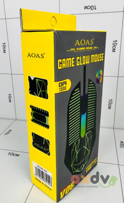 Фото Мышка проводная Игровая с подсветкой "Game Glow Mouse" V06 в интернет-магазине axdv.ru