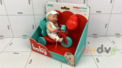 Фото Пупс на велосипеде с "Малыш / Mini Baby" в интернет-магазине axdv.ru