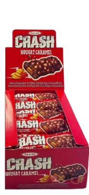 Фото "Крэш Бар / Crash Bar" 40g батончики с карамелью и арахисом 40гр*24шт*6бл №1178 в интернет-магазине axdv.ru