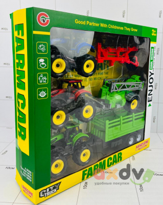 Фото Игровой набор "Фермерский автомобиль / Farm Car" 3 дет. в интернет-магазине axdv.ru