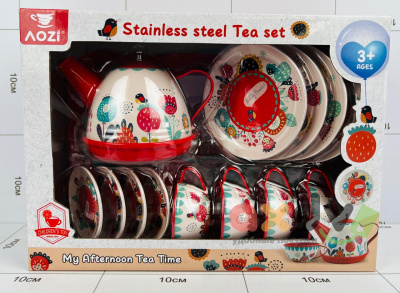 Фото Набор посуды "Чайный сервиз / Tea set" (металл) 14 дет. в интернет-магазине axdv.ru