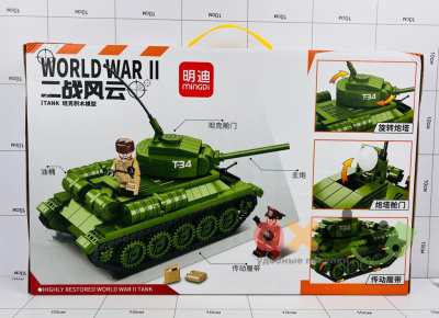 Фото Конструктор "Т-34 Мировая война / Т-34 World War" 510 дет. в интернет-магазине axdv.ru