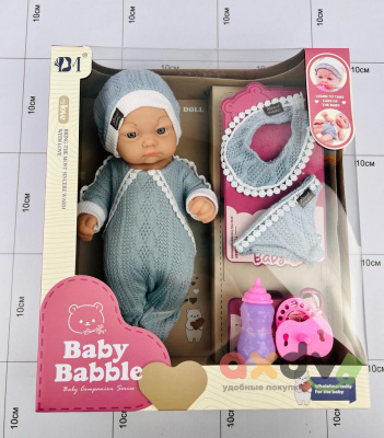 Фото Пупс "Лепет младенца / Baby Babble" с с бутылочкой и соской в интернет-магазине axdv.ru