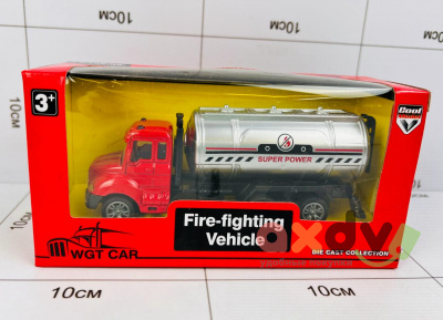 Фото Пожарная машина металлическая инерционная Fire-Fighting vehicle в интернет-магазине axdv.ru