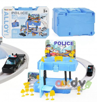 Фото Игровой набор "Дорожный чемоданчик Полиция / Rail Suitcase Police" 31 дет. в интернет-магазине axdv.ru