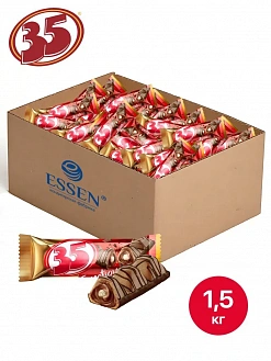 Фото Конфеты вафельные "35" со вкусом шоколада 1,5кг в интернет-магазине axdv.ru / аиксдв