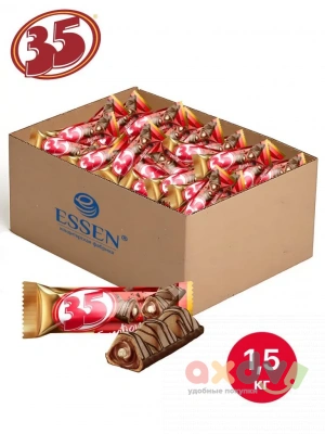 Фото Конфеты вафельные "35" со вкусом шоколада 1,5кг в интернет-магазине axdv.ru