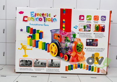 Фото Игрушка Поезд строитель "Электрический поезд домино / Electric Domino Train" в интернет-магазине axdv.ru