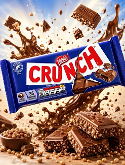 Фото АКЦИЯ!!! Шоколад  Нестле Кранч Пат/CRUNCH с воздушным рисом 70г*10шт*12бл (Импорт) срок до 28.02.2026 в интернет-магазине axdv.ru / аиксдв