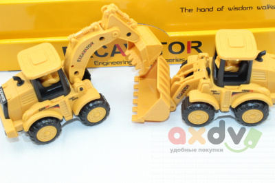 Фото Игрушка инерционная "Экскаватор/EXCAVATOR" 10 шт бл. в интернет-магазине axdv.ru