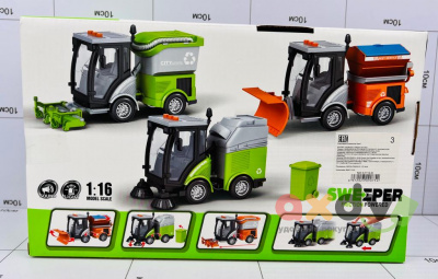 Фото Машина уборочная светозвуковая "Sweeper" A1112-3 в интернет-магазине axdv.ru