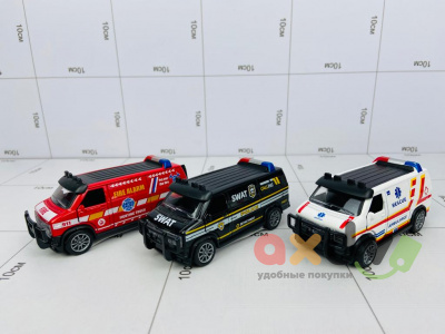 Фото Машина металлическая Минивен Dodge 1/12шт в интернет-магазине axdv.ru