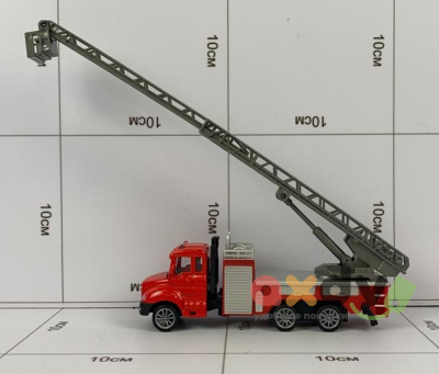 Фото Пожарная машина металлическая инерционная Fire-Fighting vehicle в интернет-магазине axdv.ru