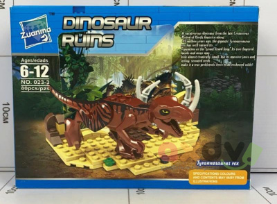 Фото Конструктор "Динозавр / Dinosaur" 3 (80 дет.) в интернет-магазине axdv.ru