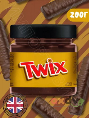 Фото Шоколадная паста Твикс/Twix 200г*6шт (Импорт) в интернет-магазине axdv.ru