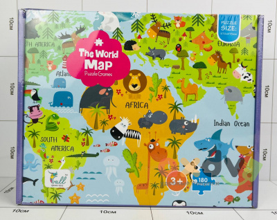 Фото Пазл " Карта мира / The World Map" 180 дет. в интернет-магазине axdv.ru