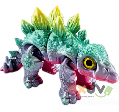 Фото АКЦИЯ!!! Игрушка пластик 3D СТЕГОЗАВР в интернет-магазине axdv.ru