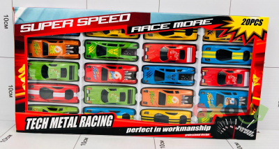 Фото Набор металлических машин "Супер скорость / Super speed" 20 дет. в интернет-магазине axdv.ru