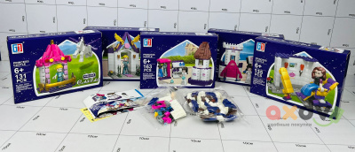 Фото Конструктор "Строительные кубики / Block Toys" (131-163 дет.) 6в1 в интернет-магазине axdv.ru