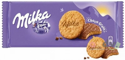 Фото Печенье Милка Шоколадные крупинки / Milka Choco Grain 126гр*20шт (Импорт) в интернет-магазине axdv.ru