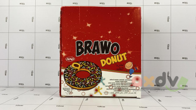 Фото Пончик ЭНИ Браво / ANI® Brawo Donut (с начинкой в шоколадной глазури с кондитерской посыпкой), 6*24*40г.; СК-015, код2050, Турция в интернет-магазине axdv.ru