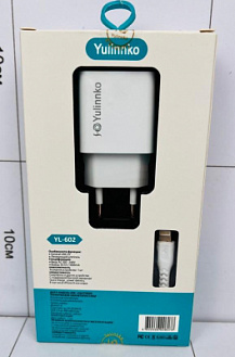 Фото Зарядный шнур Айфон / Iphone с USB адаптером YL-602 в интернет-магазине axdv.ru / аиксдв