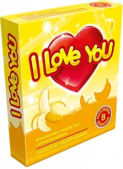 Фото Презервативы "Я люблю тебя / I love you" (3*24*12) в интернет-магазине axdv.ru / аиксдв
