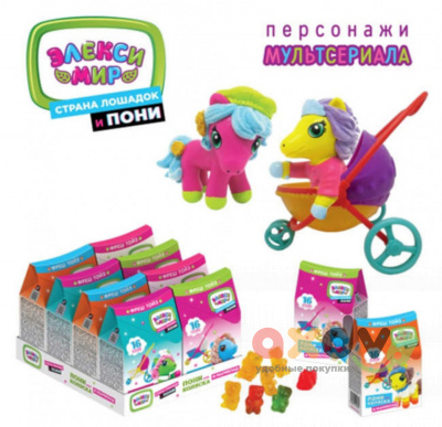 Фото Мармелад с игрушкой "Малышки пони Элекси" 10г 1/12 в интернет-магазине axdv.ru
