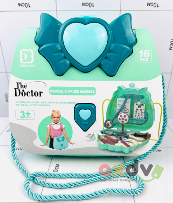 Фото Игровой набор в чемоданчике "Доктор / The Doctor" Zeming Toys 16 дет. в интернет-магазине axdv.ru