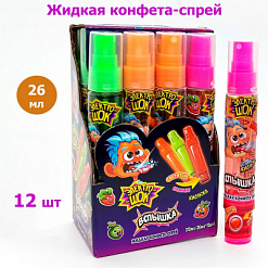 Фото Жидкая конфета-спрей "Электрошок" (Вспышка) 26мл*12шт*30бл в интернет-магазине axdv.ru / аиксдв
