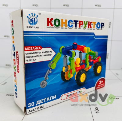 Фото Конструктор Экскаватор 30 дет. в интернет-магазине axdv.ru