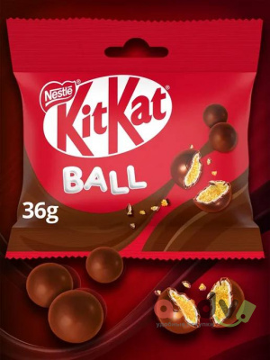 Фото КитКат Шарики в молочном шоколаде / KitKat Balls Milk 36г*24шт (Импорт) в интернет-магазине axdv.ru