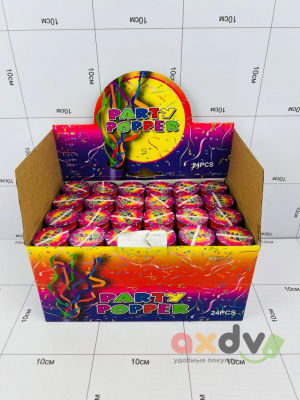 Фото Хлопушка "Поппер для вечеринок / Party Popper" 1/24 в интернет-магазине axdv.ru