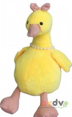Фото Игрушка мягкая гусыня в бусах JR-123 в интернет-магазине axdv.ru