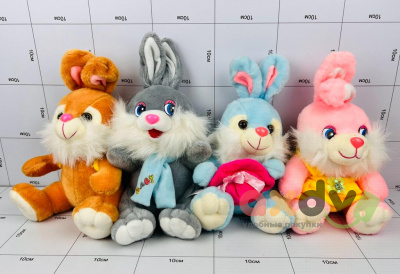 Фото Игрушка мягкая Зайка в ассортименте в интернет-магазине axdv.ru