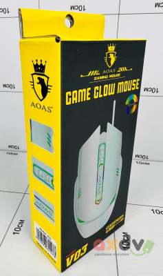 Фото Мышка проводная Игровая с подсветкой "Game Glow Mouse" V03 в интернет-магазине axdv.ru
