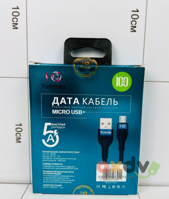 Фото Зарядный шнур Micro usb 100см (Андроид / Android ) YL-M301 в интернет-магазине axdv.ru