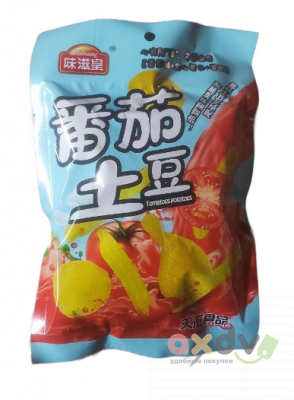 Фото АКЦИЯ!!! Чипсы "Помидоры и картофель / Tomatoes Potatoes" 25г*20 (Китай) в интернет-магазине axdv.ru