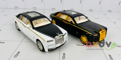 Фото Машина коллекционная "Роллс-Ройс / Rolls-Royce" металлическая, светозвуковая с открывающимися дверями и багажником в интернет-магазине axdv.ru