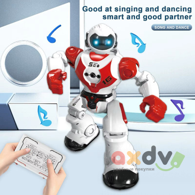 Фото Робот светозвуковой с пультом "Танцующий робот / Dancing Robot" M606-29 в интернет-магазине axdv.ru
