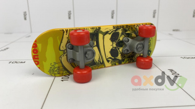 Фото Скейт "Фингерборд / Fingerboard" Череп в цилиндре в интернет-магазине axdv.ru