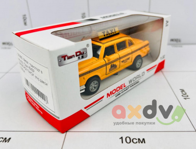 Фото Машина металлическая TAXI в индивидуальной упаковке в интернет-магазине axdv.ru
