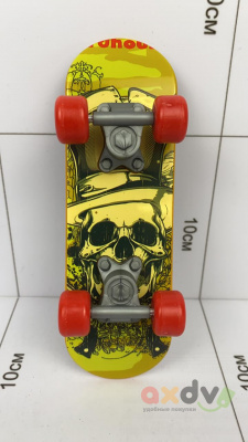 Фото Скейт "Фингерборд / Fingerboard" Череп в цилиндре в интернет-магазине axdv.ru
