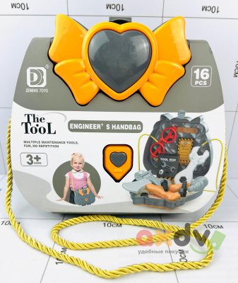 Фото Игровой набор в чемоданчике "Инструмент / The Tool" Zeming Toys 16 дет. в интернет-магазине axdv.ru