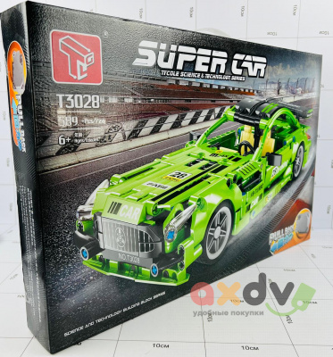 Фото Конструктор "Суперкар / Super Car" инерционный 589 дет. в интернет-магазине axdv.ru