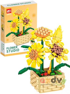 Фото Конструктор "Цветочная студия / Flower Studio" 550 дет. в интернет-магазине axdv.ru