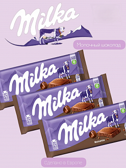 Фото Шоколад "Милка с ореховым кремом / Milka Noisette" 80гр*27шт (Импорт) в интернет-магазине axdv.ru / аиксдв