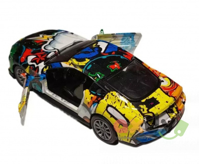 Фото Машина металлическая Шевроле Камаро кабриолет 2011 / Camaro Convertible 2011 с аэрографией 1/20шт в интернет-магазине axdv.ru