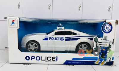 Фото Машина светозвуковая трансформер Полиция / Police в интернет-магазине axdv.ru