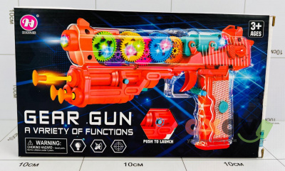 Фото Пистолет светозвуковой с присосками шестеренки "Gear light Gun" в интернет-магазине axdv.ru